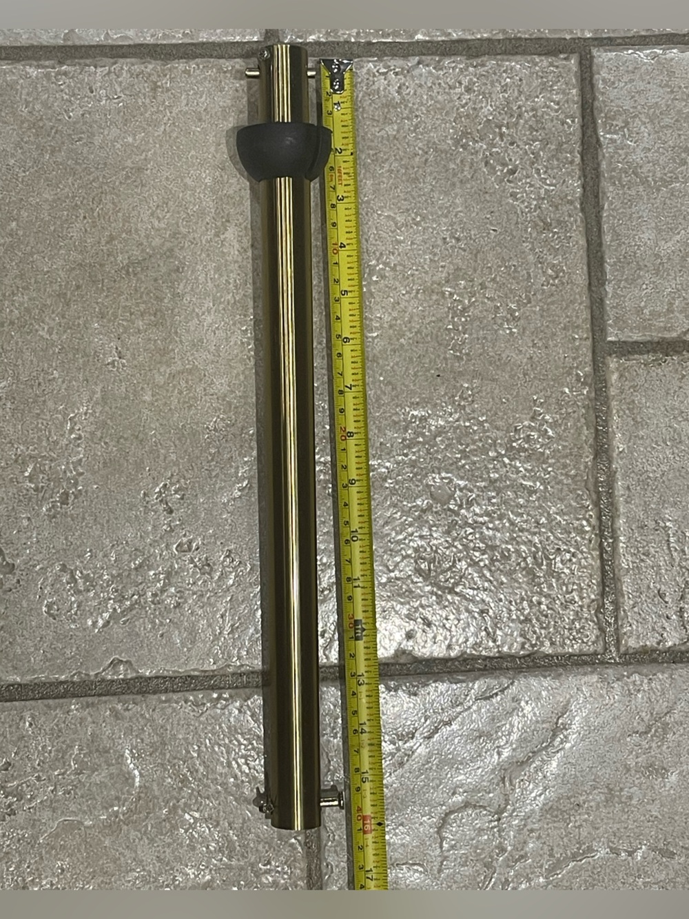 Brass Tone ceiling Fan Drop Down Rod 16” - Brass Finish hardware Included